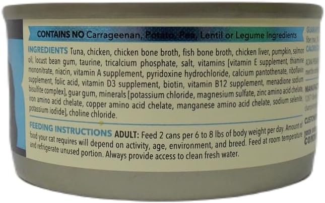 ACANA – Alimento premium para gatos sin cereales en paté de 3 sabores, 6 latas, variedad de muestras – (2) cada uno pollo con salmón, pollo con