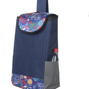 Bolsa de repuesto plegable para carrito de compras, portátil, impermeable, de tela Oxford, bolsa de repuesto reutilizable (color C) Bolsa de repuesto plegable para carrito de compras, portátil, impermeable, de tela Oxford, bolsa de repuesto reutilizable (color C)