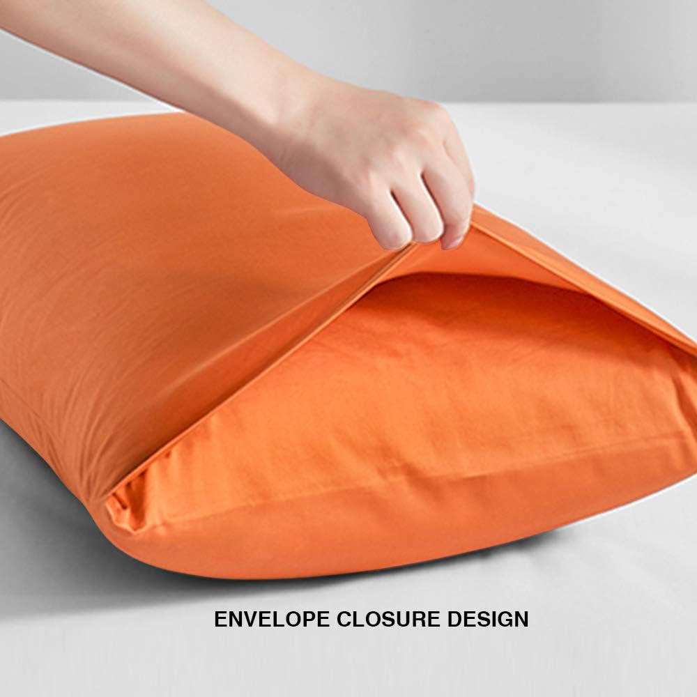 FLXXIE Fundas de almohada de microfibra con cierre de sobre, ultrasuaves y de primera calidad