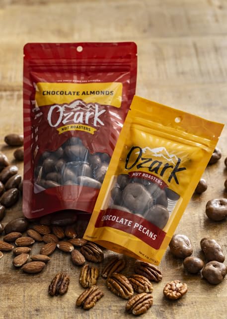 OZARK NUT ROASTERS, Semillas de girasol de chocolate, nueces saborizadas, maní confitado gourmet de clase mundial, paquete resellable (16.0 onzas)