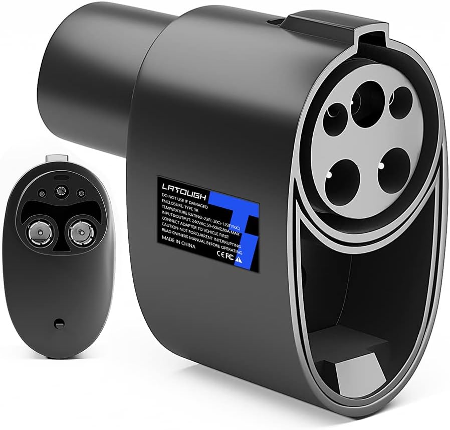 Adaptador mejorado J1772 a TSL Pro especialmente diseñado para el modelo 3 y adaptador de carga Y para accesorios Tesla, carga más rápida, soporte