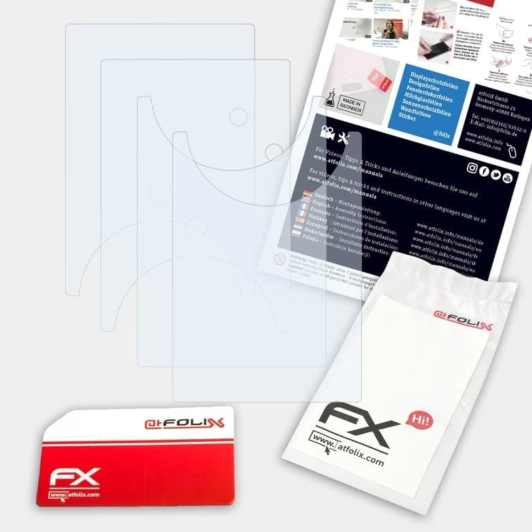 atFoliX Película protectora de pantalla compatible con Ring Video Doorbell Pro 2, película protectora FX ultra transparente (juego de 2)