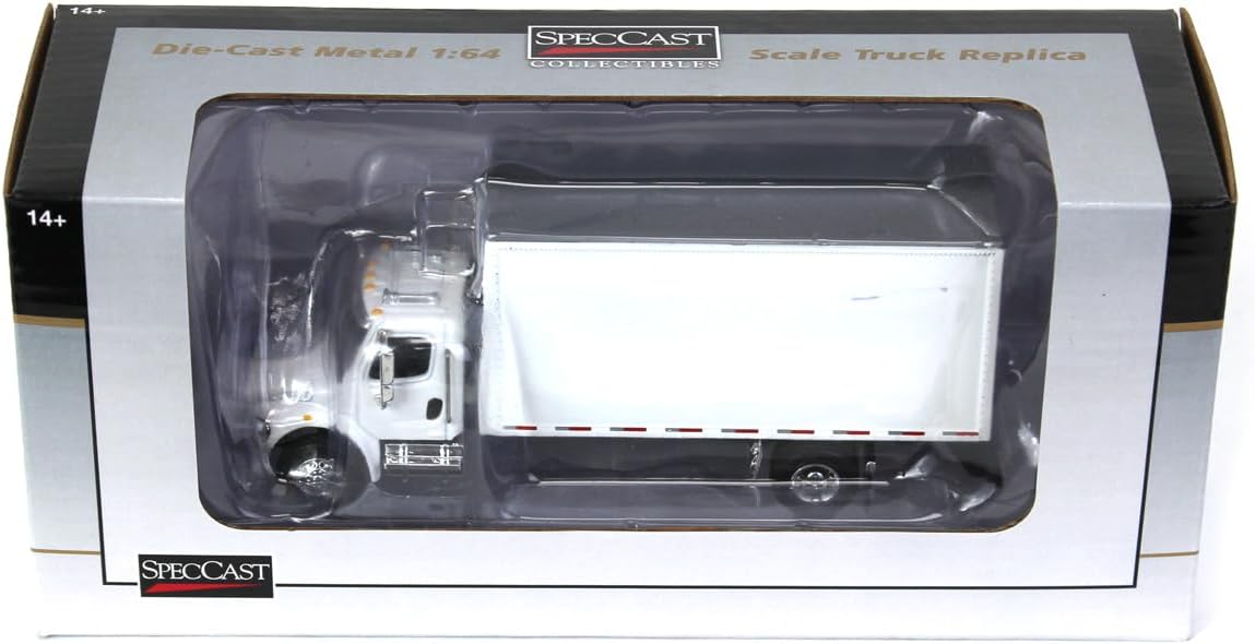 164 Freightliner M2 Van Box Truck, blanco liso 35501