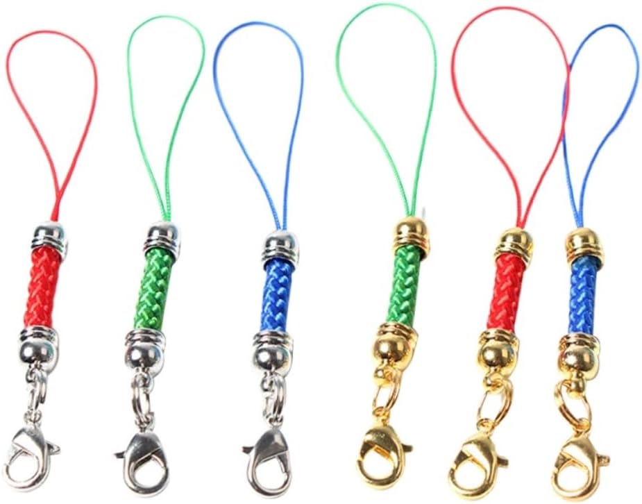 SAFIGLE 30 Uds. Accesorios para teléfono celular, cordón para teléfono celular, correas de encanto Lariat con cierre de langosta, correa para