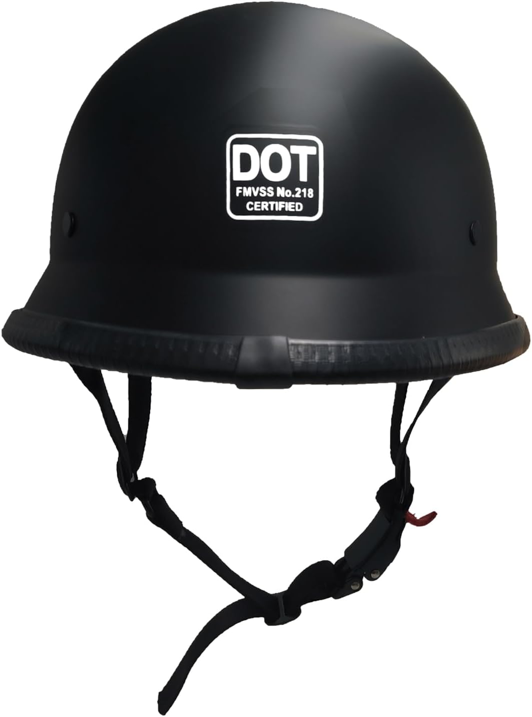 VRWEARE Casco de motocicleta de estilo alemán, aprobado por DOT, casco de media cara para hombres y mujeres, casco de media cara para motocicleta,