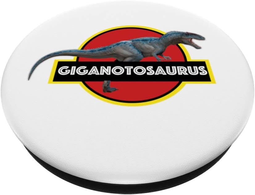 Giganotosaurus Retro T rex dinosaurio prehistórico Día del padre PopSockets intercambiable PopGrip