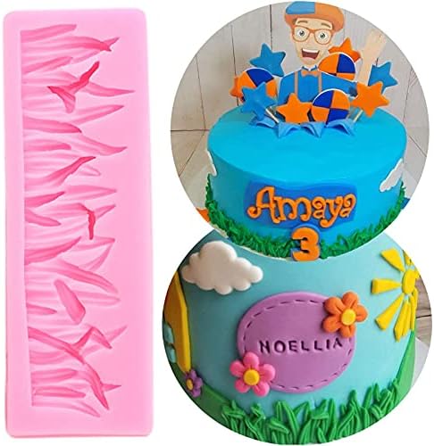 Bosque de la selva animales moldes de silicona Ardilla Ciervo Conejo Tocón Hierba Flor Chocolate Caramelo Fondant Molde Decoración de Pasteles