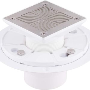 Drenaje de ducha cuadrado de PVC para drenaje de plato de ducha de perfil bajo con rejilla SS 304 diferentes patrones (Decoswirl) Drenaje de ducha cuadrado de PVC para drenaje de plato de ducha de perfil bajo con rejilla SS 304 diferentes patrones (Decoswirl)