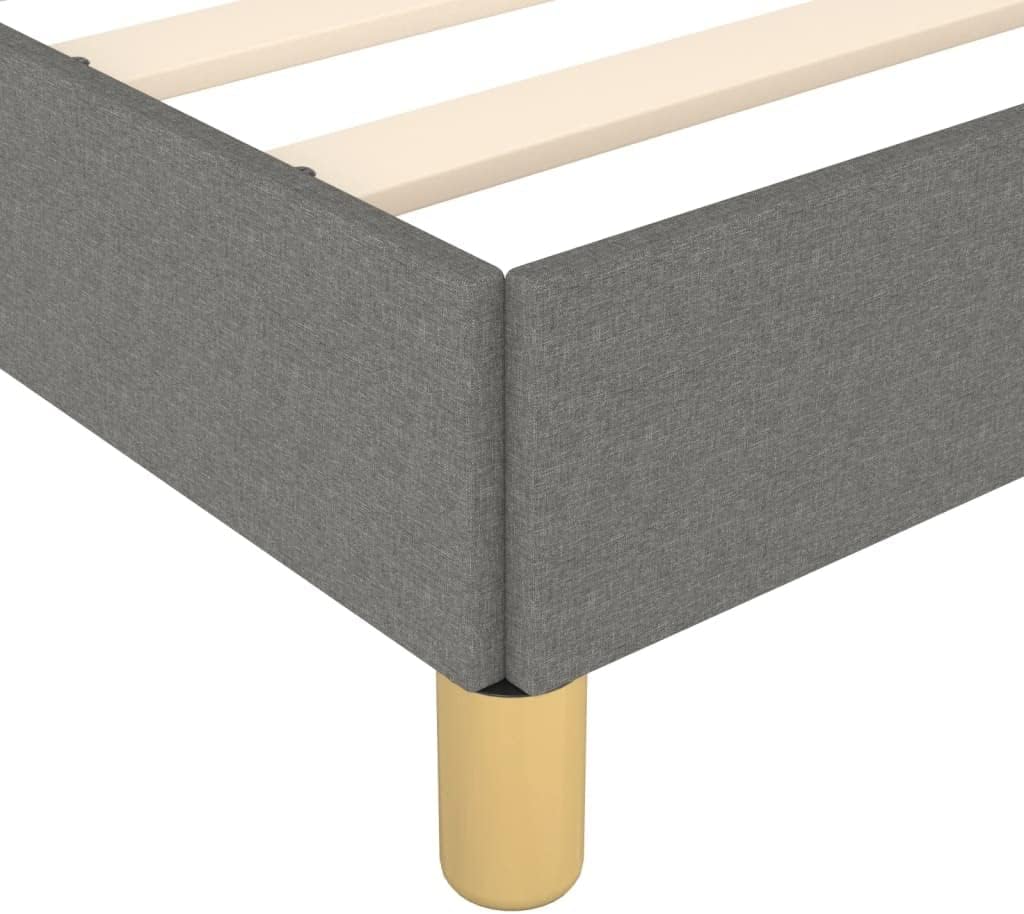 Marco de cama gris oscuro, marco de cama grande de hotel, marco de cama grande princesa, base de cama tamaño King, camas para niñas, muebles de