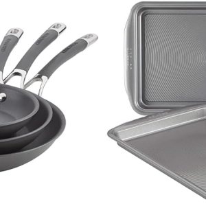 Circulon Radiance – Juego de sartenes antiadherentes anodizadas duras (8.5 pulgadas, 10 pulgadas, 12.25 pulgadas) antiadherentes (9 x 13 pulgadas, Circulon Radiance – Juego de sartenes antiadherentes anodizadas duras (8.5 pulgadas, 10 pulgadas, 12.25 pulgadas) antiadherentes (9 x 13 pulgadas,