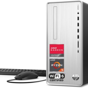 HP Pavilion Tower Desktop, AMD Ryzen 5 5600G, 64 GB DDR4 RAM, 2TB PCIe SSD, lector de tarjetas SD, VGA, HDMI, Wi-Fi 6, KB y mouse con cable, Windows HP Pavilion Tower Desktop, AMD Ryzen 5 5600G, 64 GB DDR4 RAM, 2TB PCIe SSD, lector de tarjetas SD, VGA, HDMI, Wi-Fi 6, KB y mouse con cable, Windows