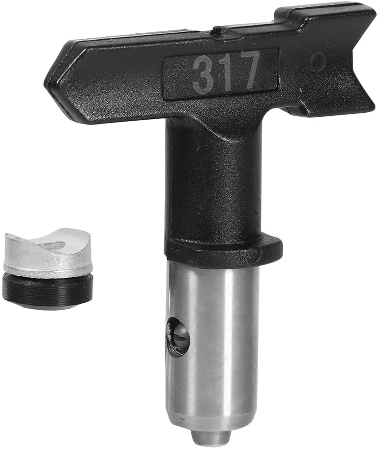 Boquilla de pintura de acero de tungsteno reversible Punta de pulverización de pintura sin aire Accesorios de máquina de pulverización (317)