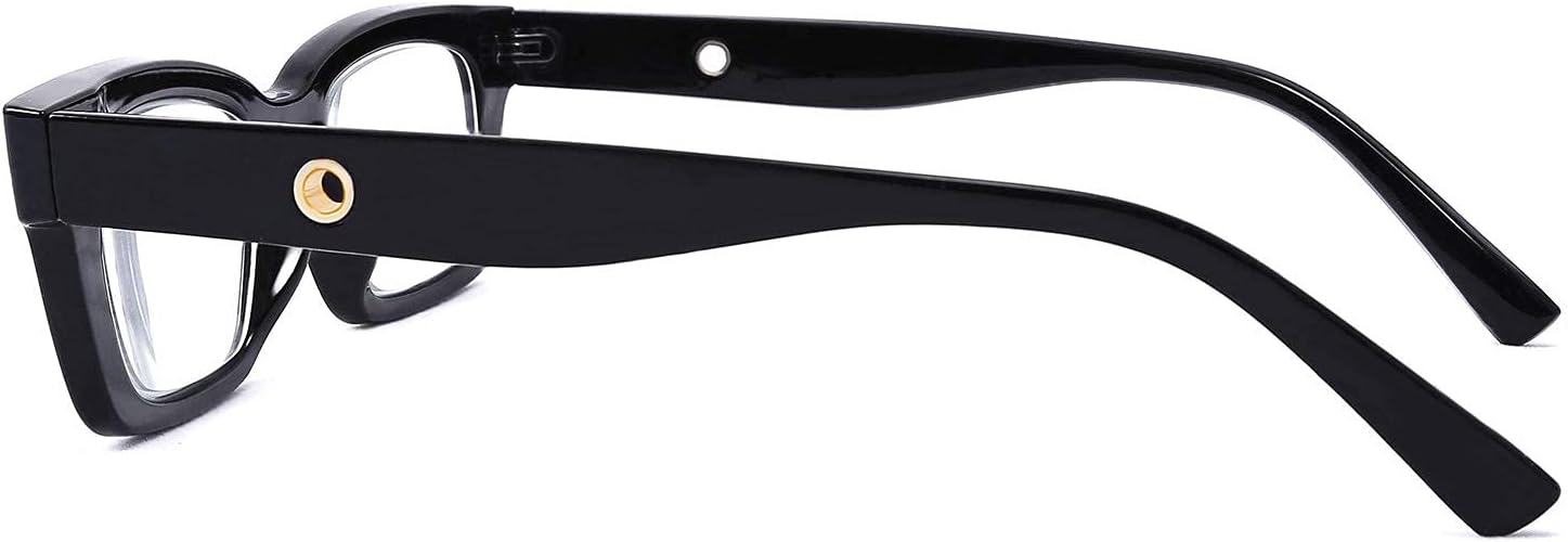 FEISEDY Minimalista Diseño Rectángulo Anti-Azul Luz Hombres Mujeres Lectura Gafas Lector Ordenador B9010