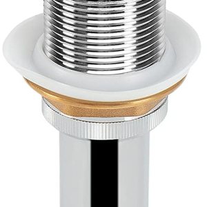 NearMoon Drenaje desplegable de baño, colador de drenaje de latón para montaje de baño, tapón de fregadero, antiobstrucción (con desbordamiento, NearMoon Drenaje desplegable de baño, colador de drenaje de latón para montaje de baño, tapón de fregadero, antiobstrucción (con desbordamiento,