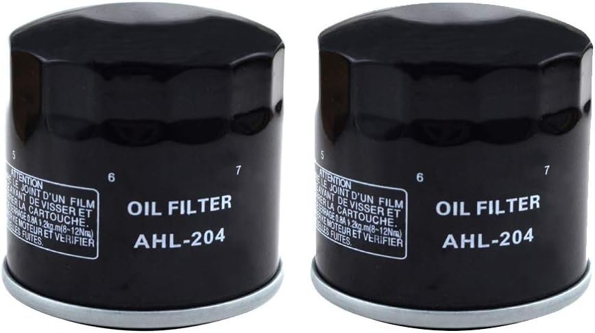 AHL 204 Filtro de aceite para KAWASAKI KRF750 KRF 750 TERYX 4X4 NRA OUTDOORS 750 2008, KRT800 KRT 800 TERYX4 CAMO 783 All 2014, KFX700 KFX 700 697