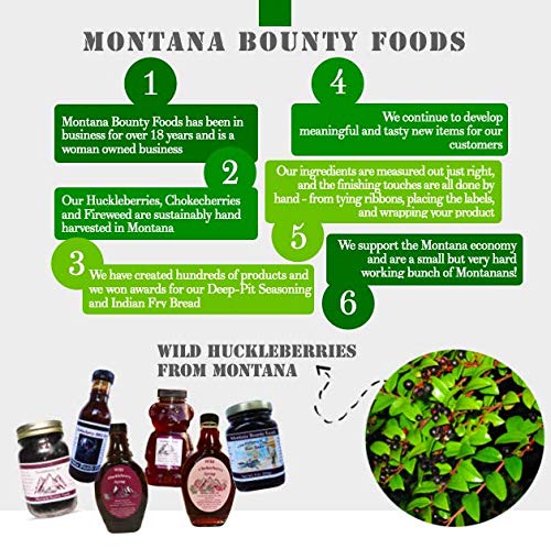 Fireweed Montana – Ingredientes para el desayuno de jarabe  9 onzas cultivadas y recogidas a mano en la naturaleza de Bounty Foods para cócteles