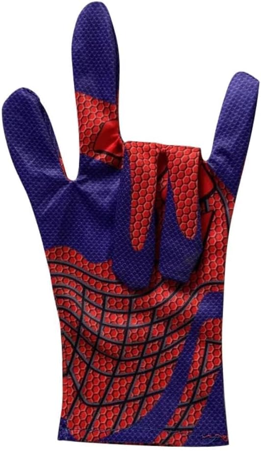 Juego de 2 guantes de araña, juego de rol, lanzador de muñeca de héroe para Halloween, accesorios de cosplay, decoración de regalo de Navidad,