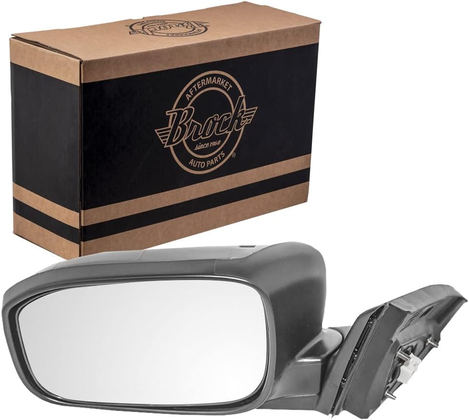 Brock Espejo retrovisor eléctrico de repuesto para conductores compatible con Accord Coupe 76250-SDN-A11ZB 2003-2007