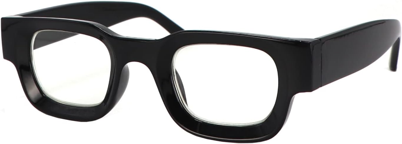 Gafas de lectura cuadradas gruesas para hombres y mujeres, rectángulos, retro, modernos, lentes de lectura