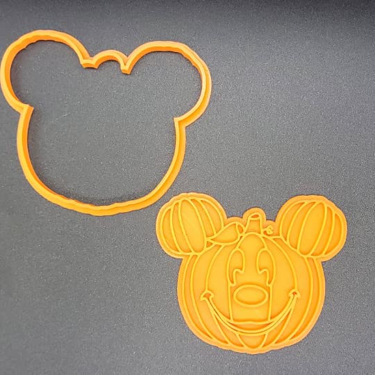 Micky Pikachuu Donald Stitch Halloween Cookie Cutter & Stamp
