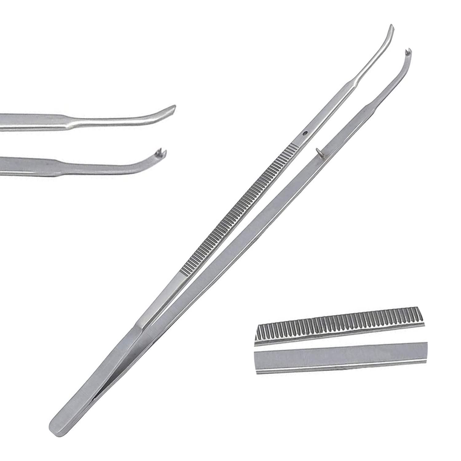 DDP Gerald – Forceps de pañuelo curvados de 7.0in