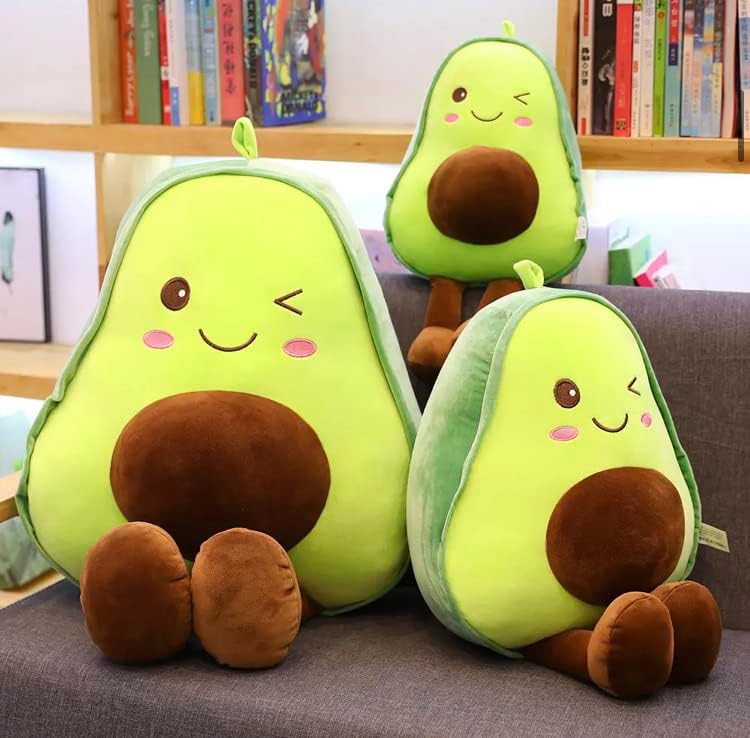 Almohadas rellenas de frutas de aguacate para bebés, niños, amigos y familiares. (17.72 pulgadas17.7 in)