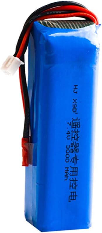 YJYdada 7.4V 3000MAH Lipo pieza de batería para transmisor FrSky Taranis X9D Plus (azul)