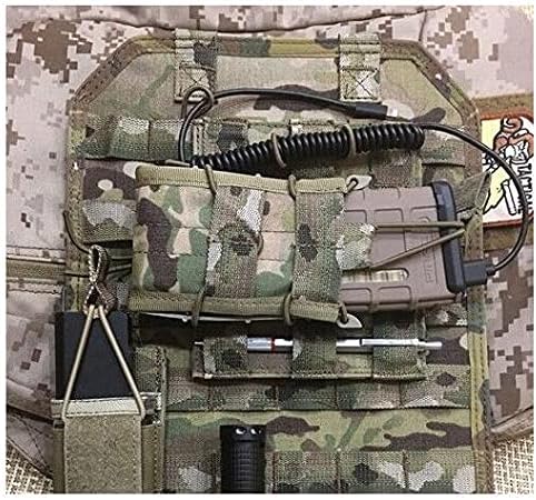 15 piezas de soporte táctico para engranajes con clip Molle Web elástico de cincha retenedor de cinta de encuadernación con hebilla chalecos para