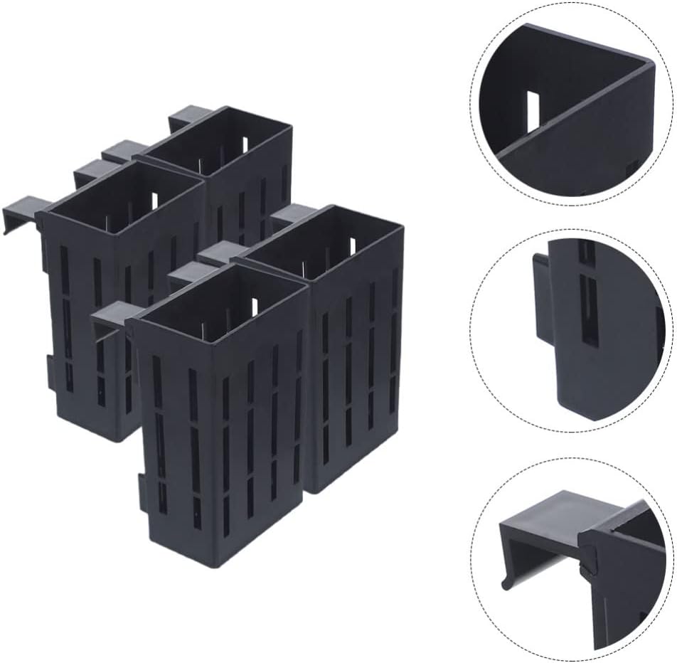 Ipetboom Soporte colgante para plantas de acuario, 4 piezas, maceta acuática con gancho, plantas acuáticas para acuario, plantas de agua para peces
