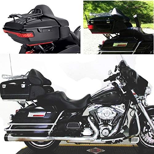 XFMT King Tour Pack – Kit de equipaje para respaldo de maletero para Harley Davidson Touring Road King, Road Glide, Street Glide y modelos