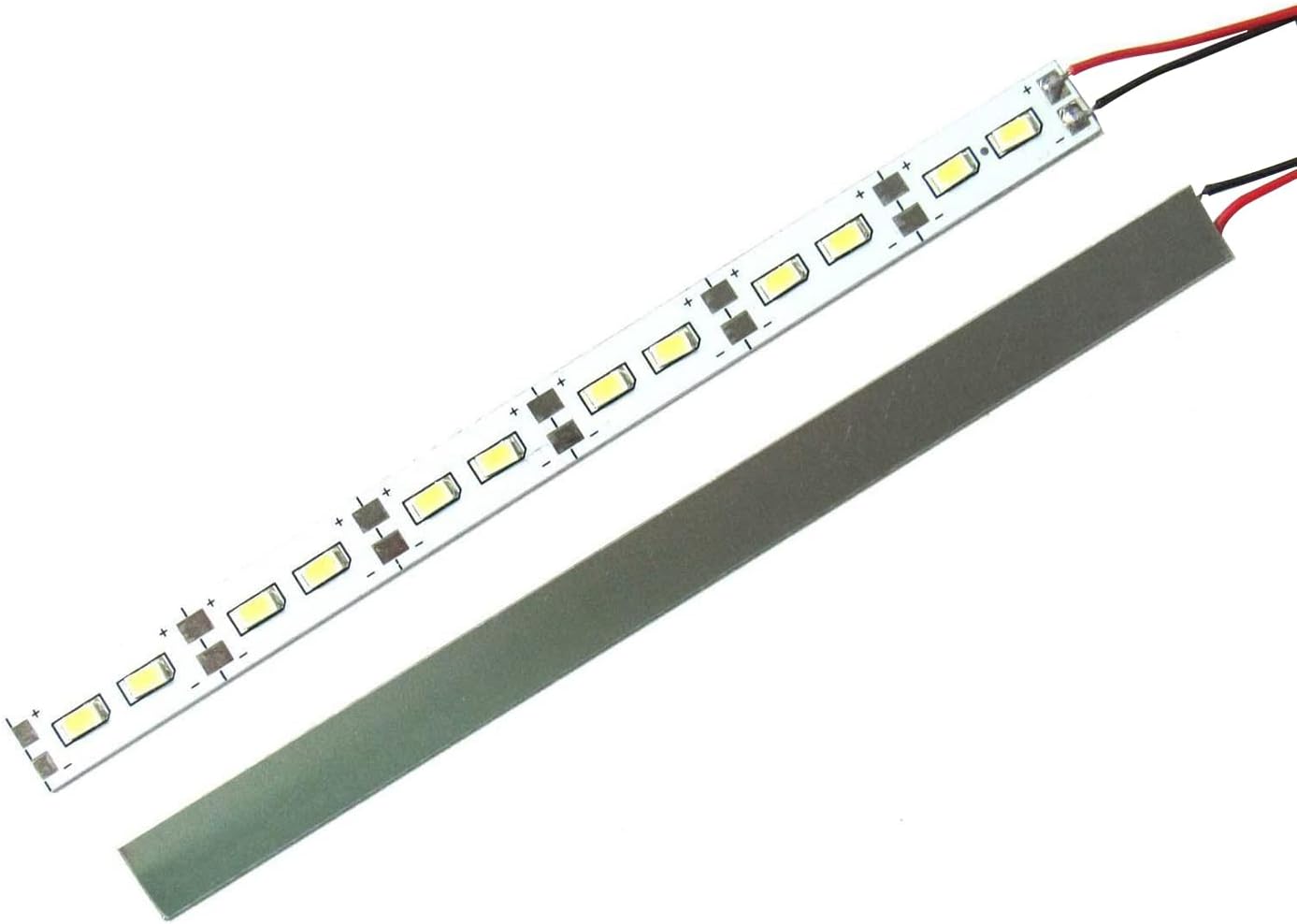 ShareGoo – Tira de luces LED RC de aluminio con 24 LED, 6 V, compatible con 110 18 HPS HPI Redcat Traxxas RC Car Crawler Buggy, color blanco