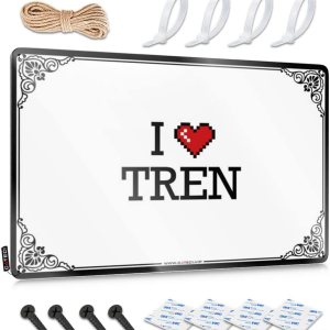 Funny Wall Signs I Love Tren Tin Sign Mens Room Decor Outdoor Wall Decor (Color Colour, Size 20X30CM) Funny Wall Signs I Love Tren Tin Sign Mens Room Decor Outdoor Wall Decor (Color Colour, Size 20X30CM)