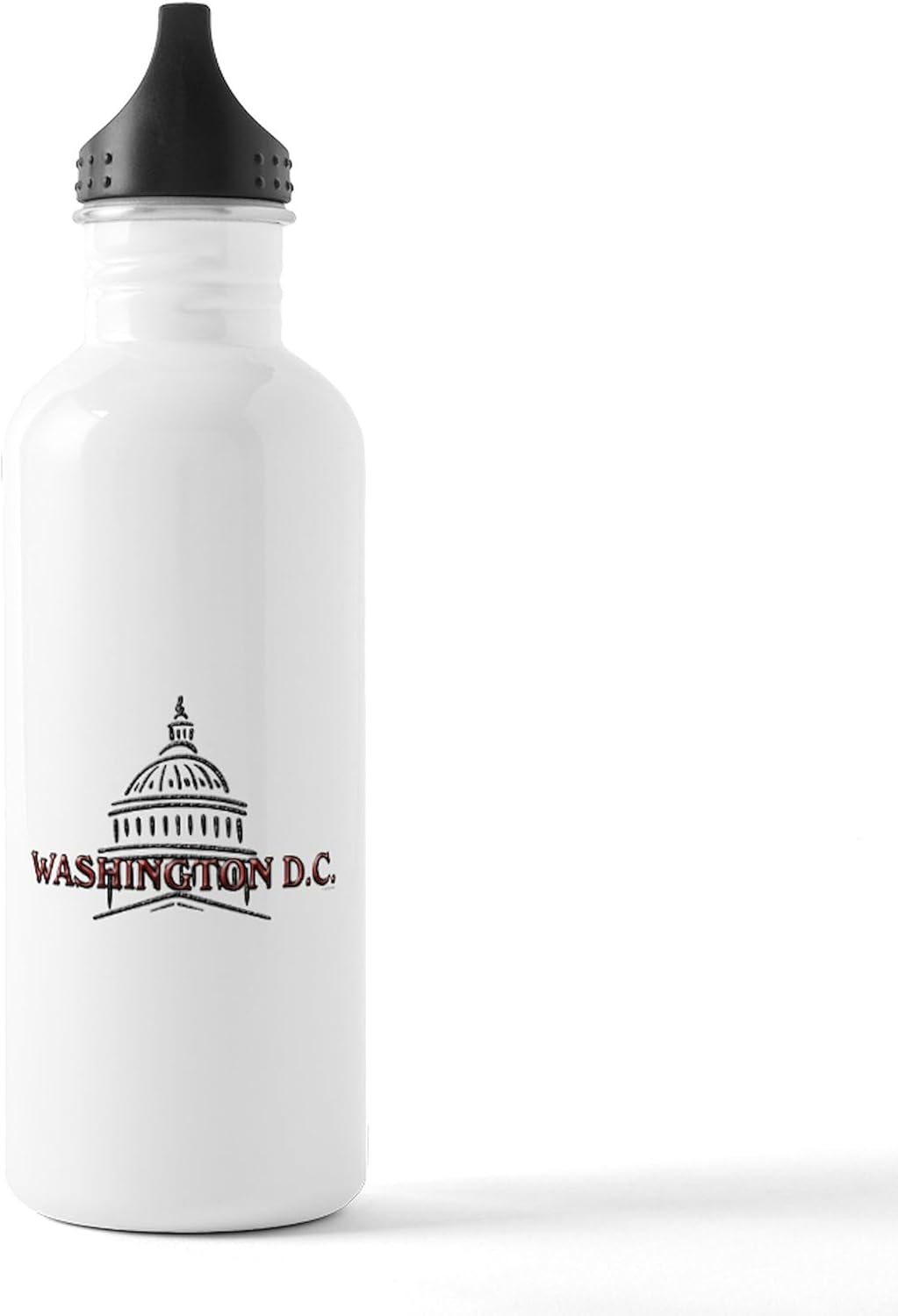 CafePressWashington DC Acero Inoxidable Botella de agua 1.0LBotella de agua de acero inoxidable, 1.0L botella de deporte