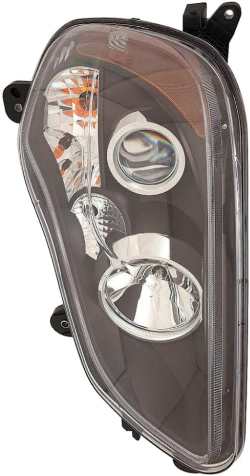 Para Kenworth T680 2013 14 15 16 17 2018 montaje de faros delanteros lado del conductor  HID  Bisel negro  Reemplazo para P54-6102-10000