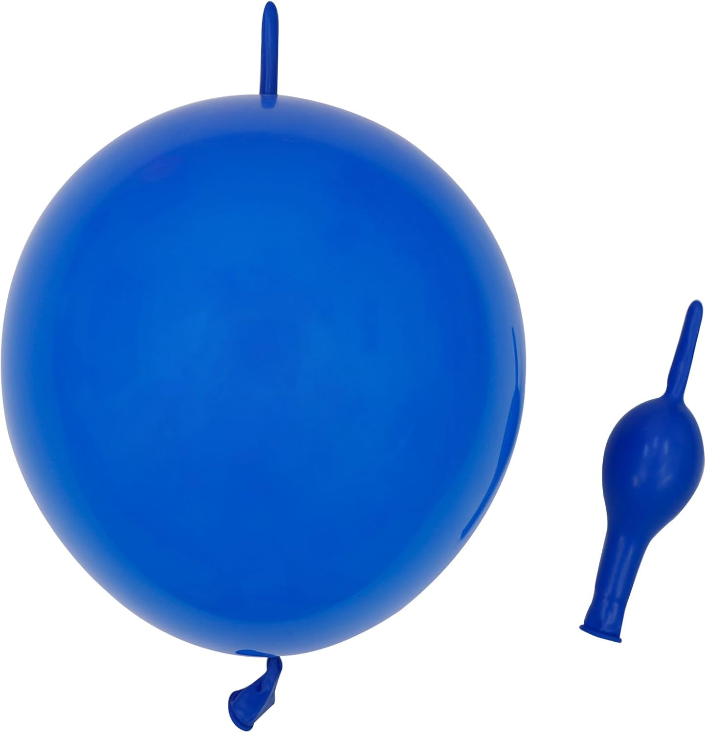 Globos de eslabones de 6 pulgadas, globo de látex azul real, globo de látex Quick Linkale, 60 piezas para bodas, cumpleaños, Halloween, Navidad,