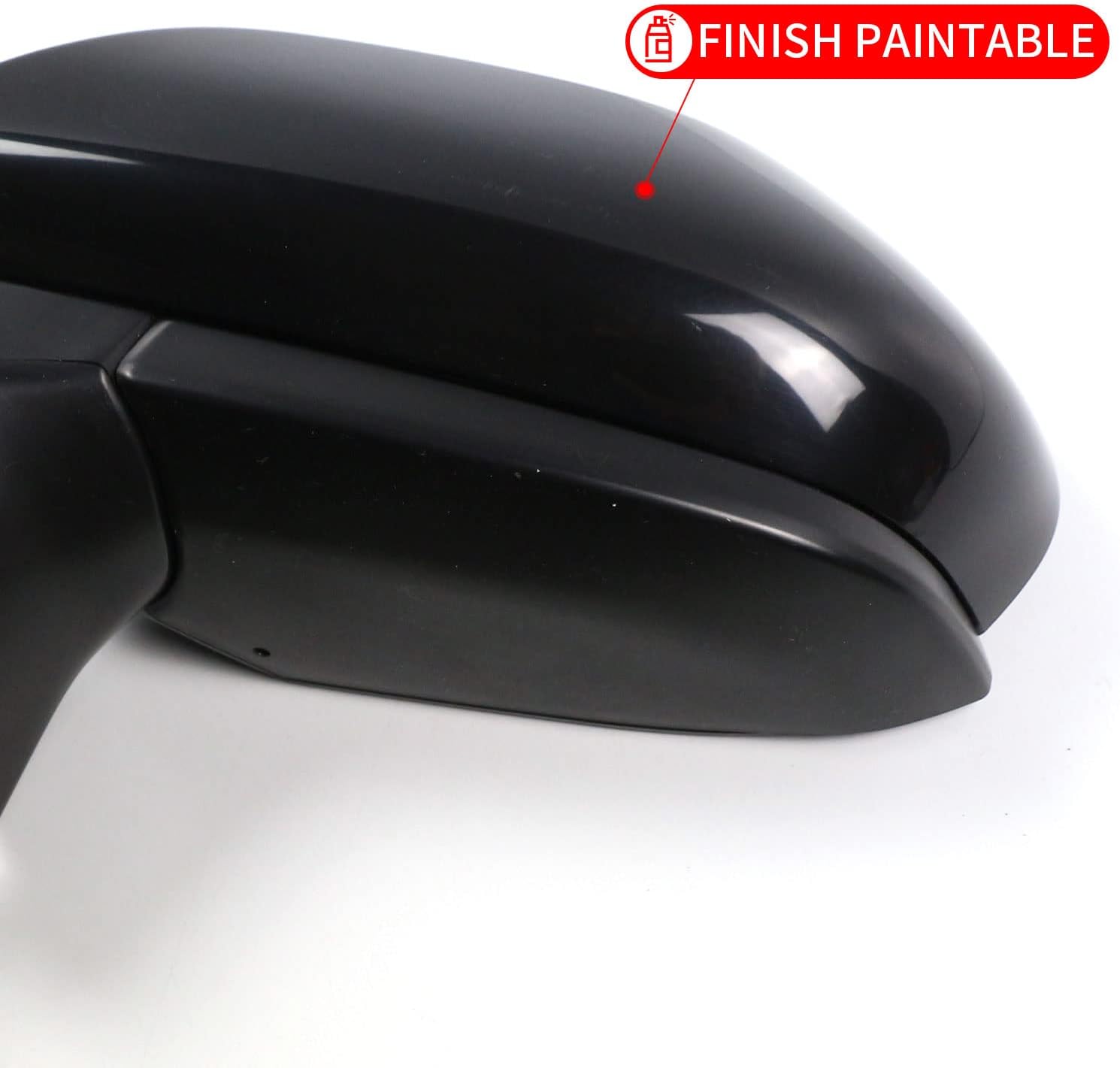Marretoo Conjunto de espejo lateral para Toyota Camry lado del pasajero 2024 2018 2019 2020 2021 2022 2023  Potencia  Acabado brillante  No