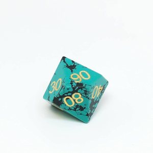 NC – Juego de dados sintéticos de turquesa con 7 piezas de D&D, juego de dados de poliedarl DND, se puede vender por separado, más opciones, bolsa NC – Juego de dados sintéticos de turquesa con 7 piezas de D&D, juego de dados de poliedarl DND, se puede vender por separado, más opciones, bolsa