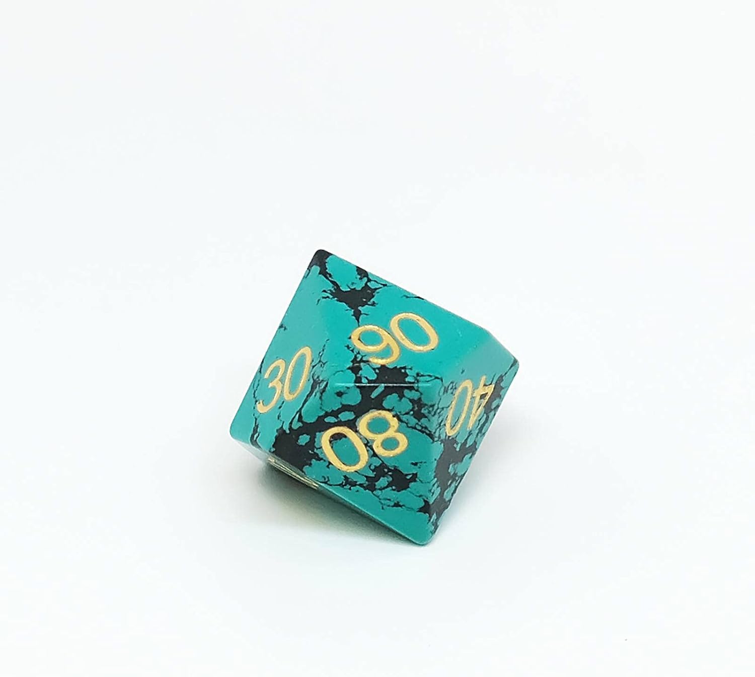 NC – Juego de dados sintéticos de turquesa con 7 piezas de D&D, juego de dados de poliedarl DND, se puede vender por separado, más opciones, bolsa