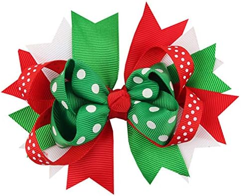 Himine 9pcs Halloween Navidad dibujos animados bowknot horquilla accesorios para niñas