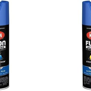 Krylon K02716007 Fusion – Pintura en aerosol todo en uno para uso en interiores y exteriores, azul patriótico brillante, 12 onzas (paquete de 2) Krylon K02716007 Fusion – Pintura en aerosol todo en uno para uso en interiores y exteriores, azul patriótico brillante, 12 onzas (paquete de 2)