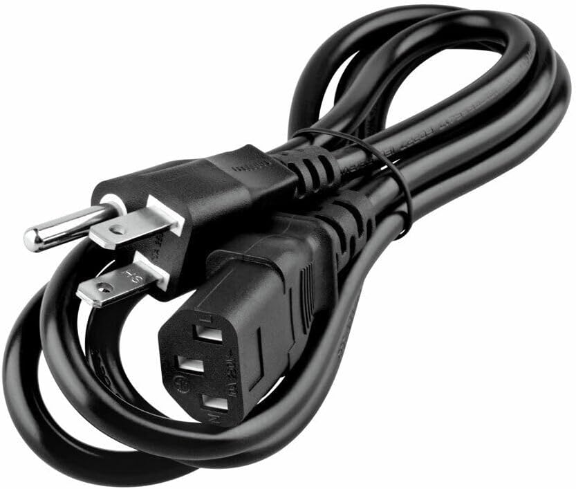 Marg Enchufe del cable de alimentación de CA para Insignia NS-LTDVD19-09 NS-LTDVD1909 19″ LCD Televisión