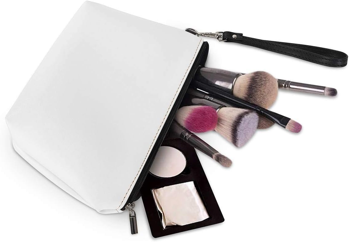 WELLFLYHOM Bolsa de cosméticos de viaje, neceser de maquillaje, monedero, estuche para lápices para regalo de mujer, Tinte brisa marina