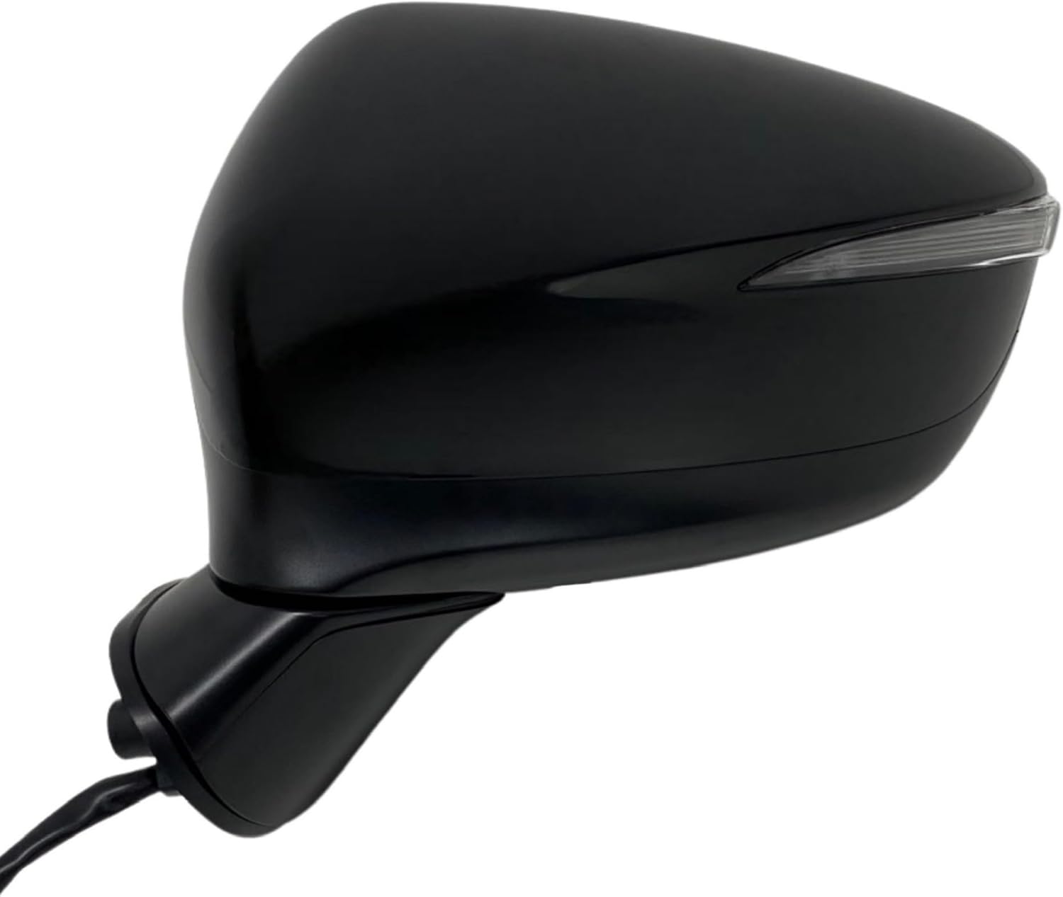 Spieg Reemplazo del espejo lateral del conductor para Mazda CX-3 2016-2021 Power Adj Indicador de señal de giro calefactable Manual Fold PTM