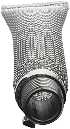UP100 Pantalla de bazooka de acero inoxidable de 5.9 in y 6 pulgadas para hervidor de cerveza casera o filtro de malla