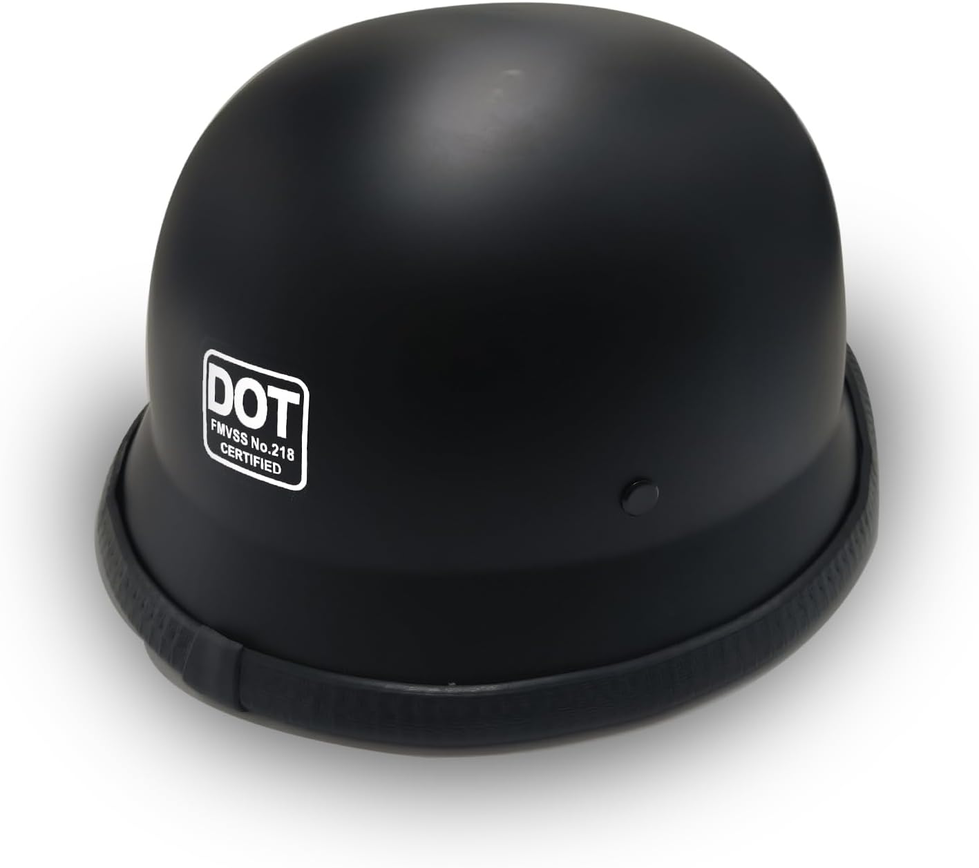 VRWEARE Casco de motocicleta de estilo alemán, aprobado por DOT, casco de media cara para hombres y mujeres, casco de media cara para motocicleta,