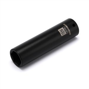 MIXPOWER 12″ Dr. x 1516 pulgadas Extra Long Deep Impact Socket, 6 puntos, acero de aleación Cr-Mo, 5 pulgadas de largo, 1516 pulgadas MIXPOWER 12″ Dr. x 1516 pulgadas Extra Long Deep Impact Socket, 6 puntos, acero de aleación Cr-Mo, 5 pulgadas de largo, 1516 pulgadas