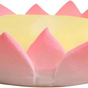 Cojín de felpa con diseño de flor de loto 3D, cojín de suelo para sofá perezoso, para decoración del hogar, sofá, dormitorio, 31.5 pulgadas Cojín de felpa con diseño de flor de loto 3D, cojín de suelo para sofá perezoso, para decoración del hogar, sofá, dormitorio, 31.5 pulgadas