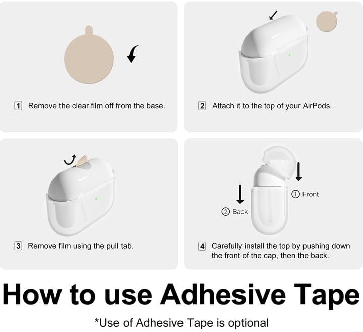 Svanove Funda transparente para Airpods Pro de 3 generación (2021), funda de silicona transparente para Airpods 3, accesorios de cubierta, funda de