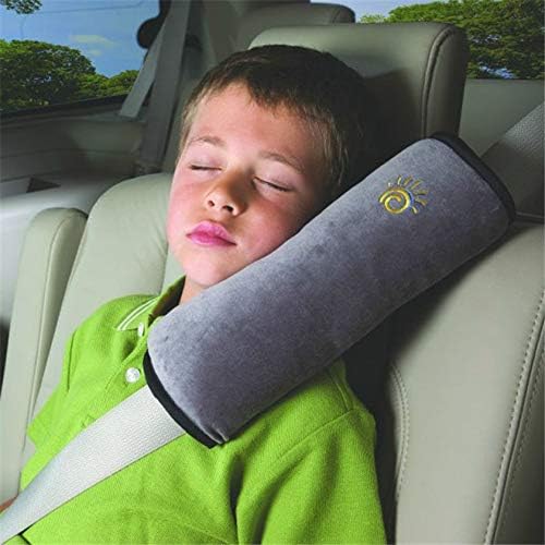 Boxiki Travel Juego de 2 fundas para cinturón de seguridad para adultos, niños, cojín para cinturón de seguridad, almohada, almohadilla para una