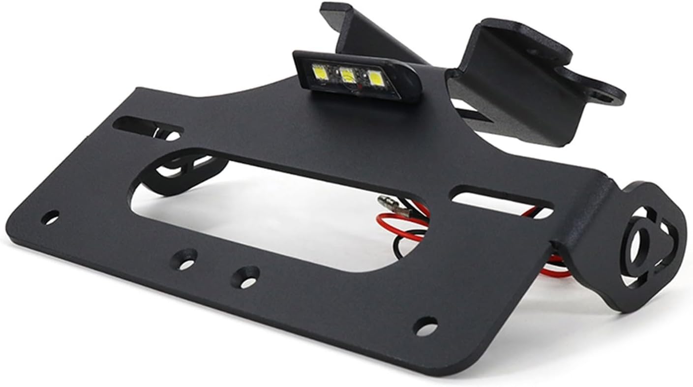 Motorcycle Rear Tail Tidy License Plate Holder Bracket Fender Eliminator Kit Compatible With Yamaha MT-07 2021-2023 YZF R7 2021-2023